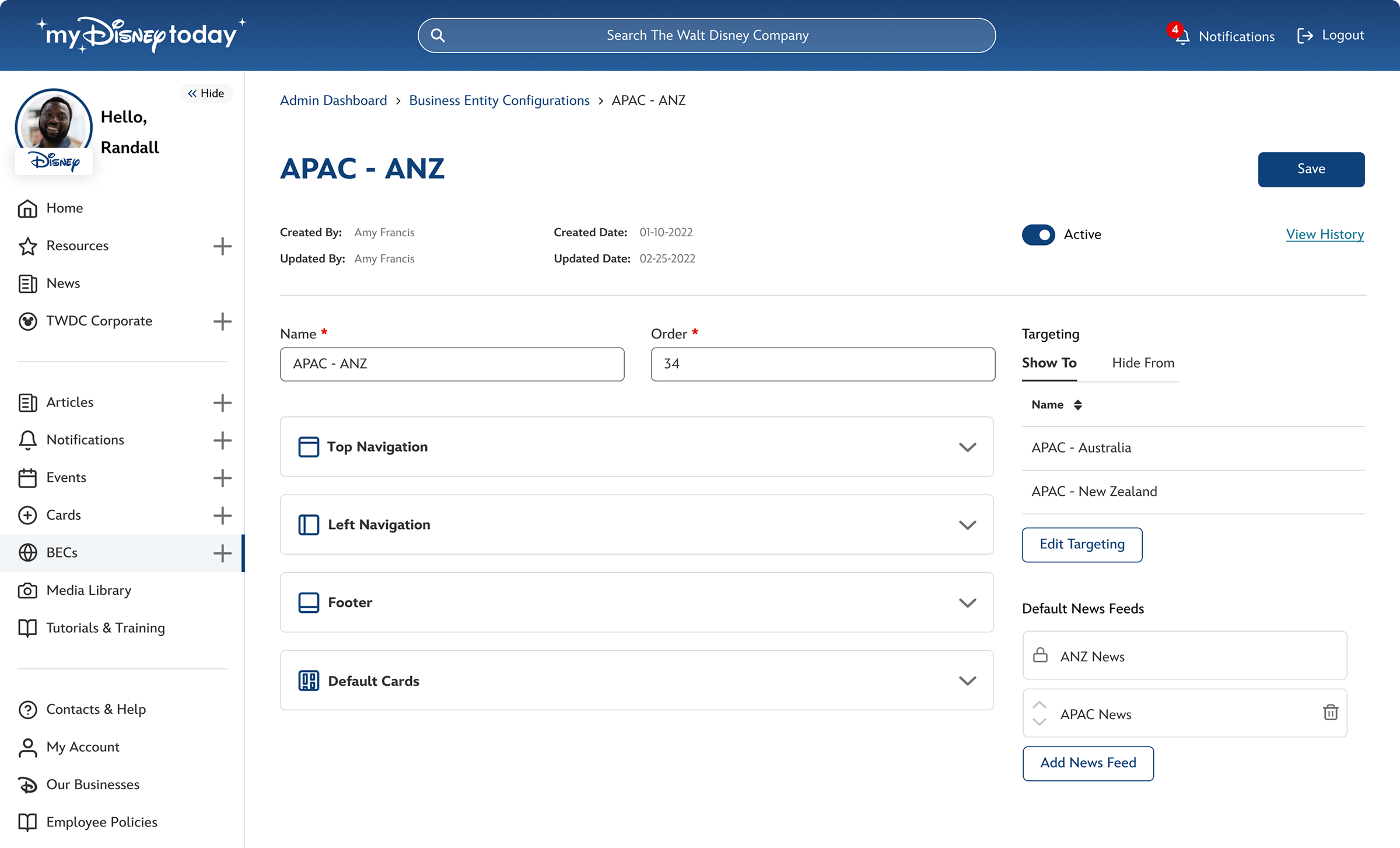 Disney Profile Career Portal