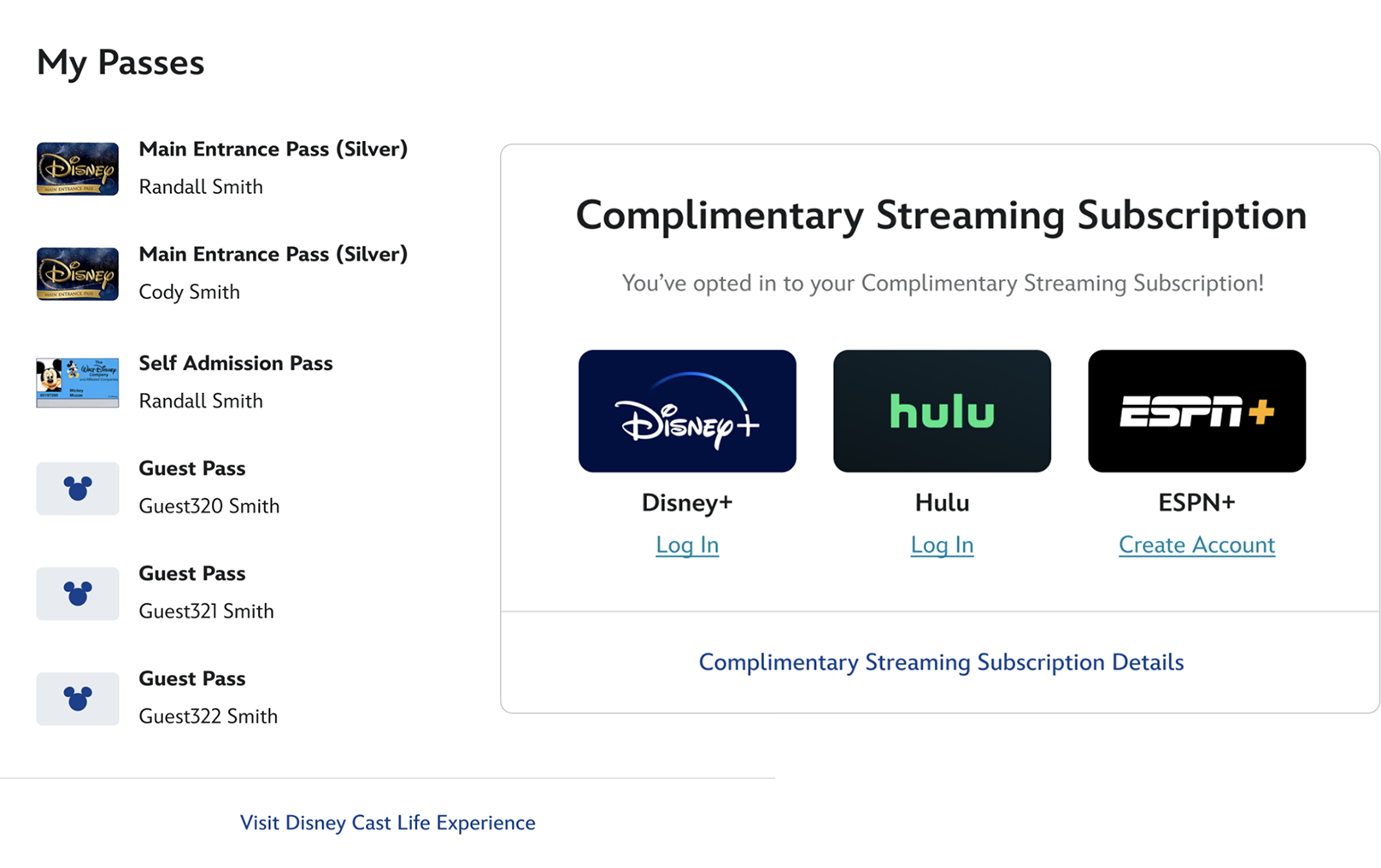 Disney Profile Career Portal