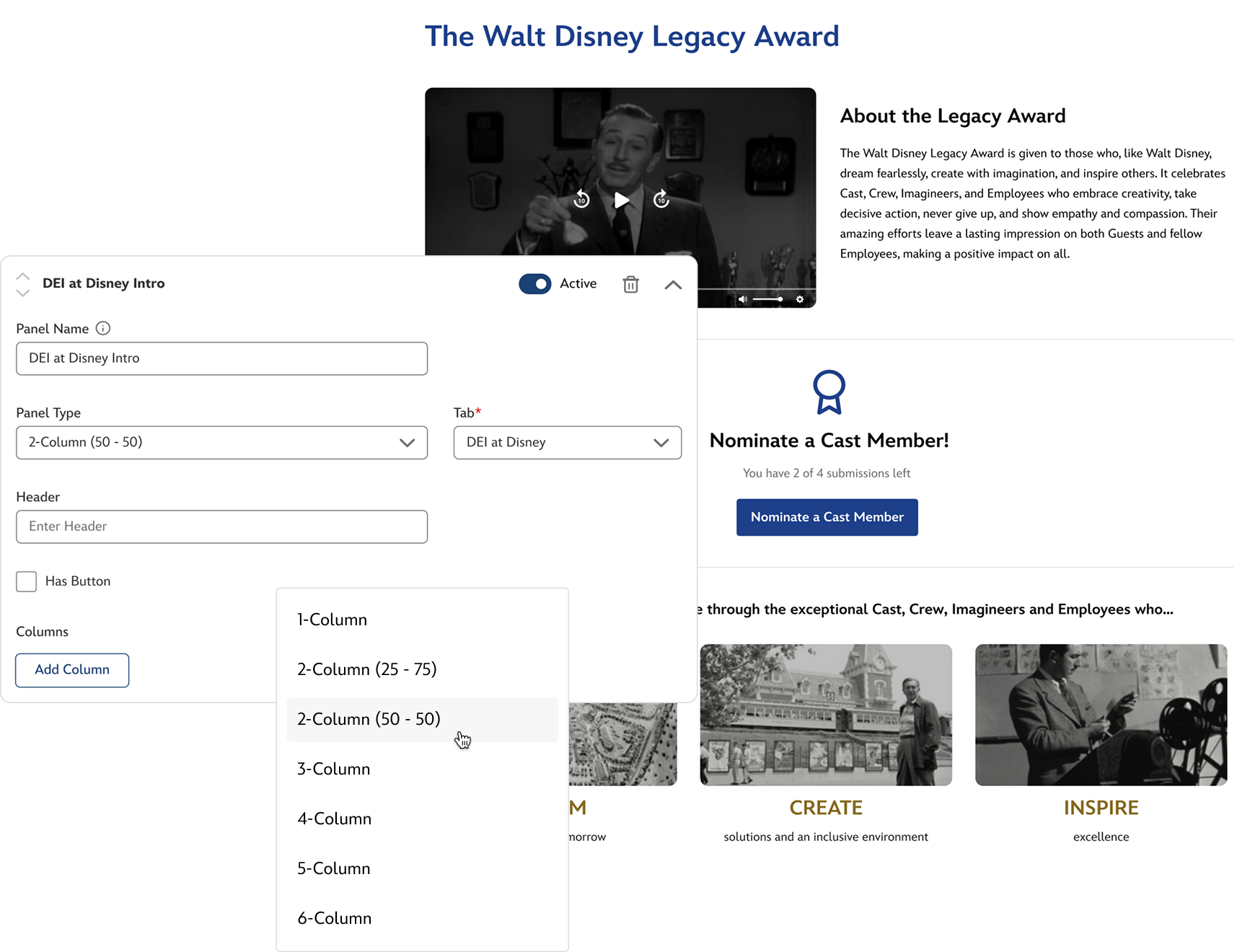 Disney Profile Career Portal
